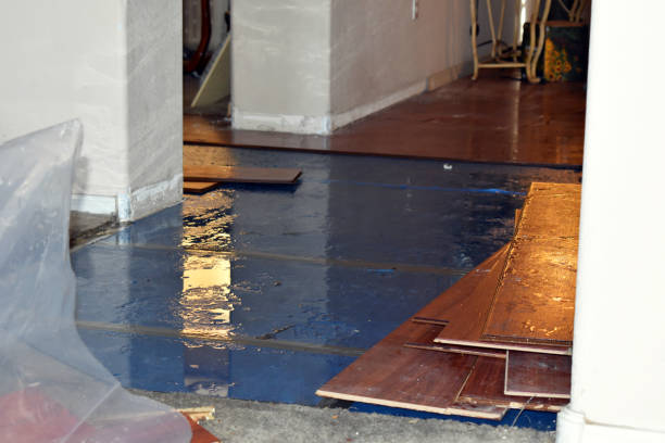 Professional Crawl Space Water Removal technician working in Ocean Beach, NY
